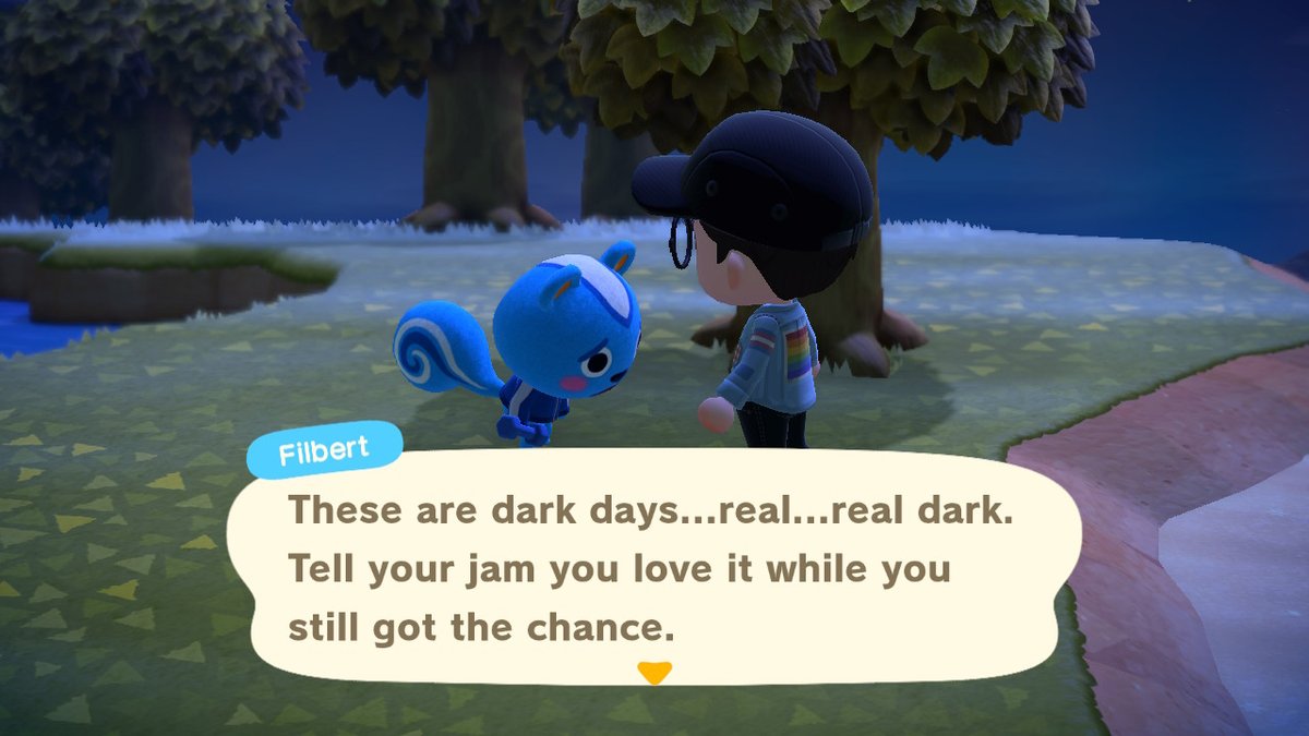AcnhAsia's tweet photo. Filbert being relatable as usual https://t.co/kEhXBxKH9h