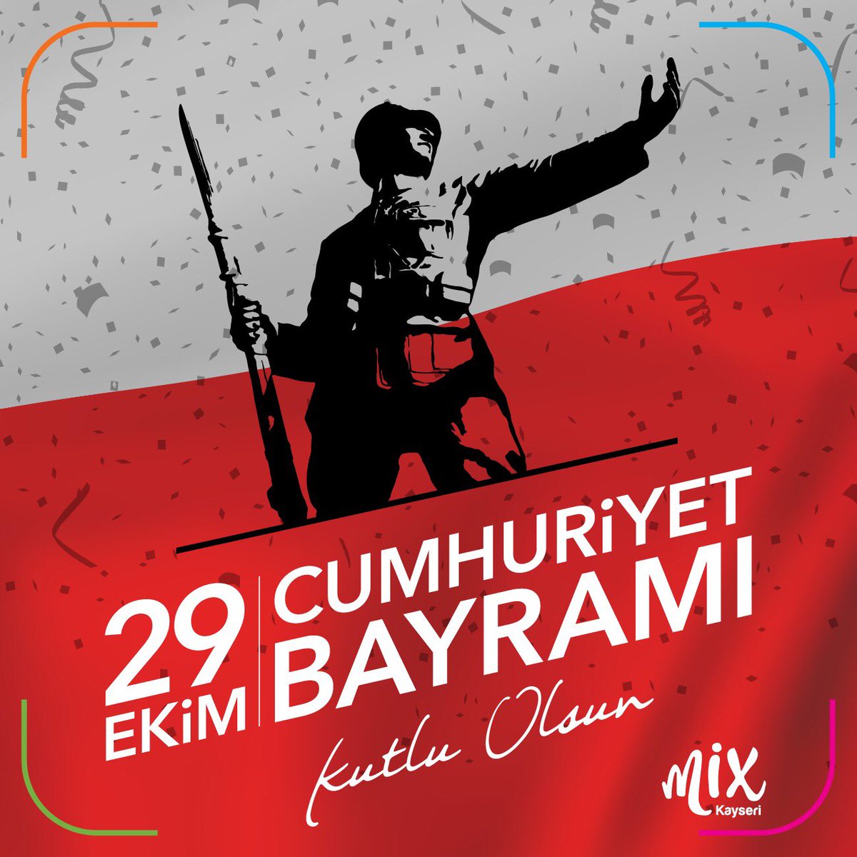 🇹🇷 Cumhuriyetimizin gururunu sevgisini ve heyecanını gönülden gönüle nice 97'lere taşıyacağımız aydınlık günler hep bizimle olsun! Cumhuriyet Bayramımız Kutlu Olsun! 🇹🇷