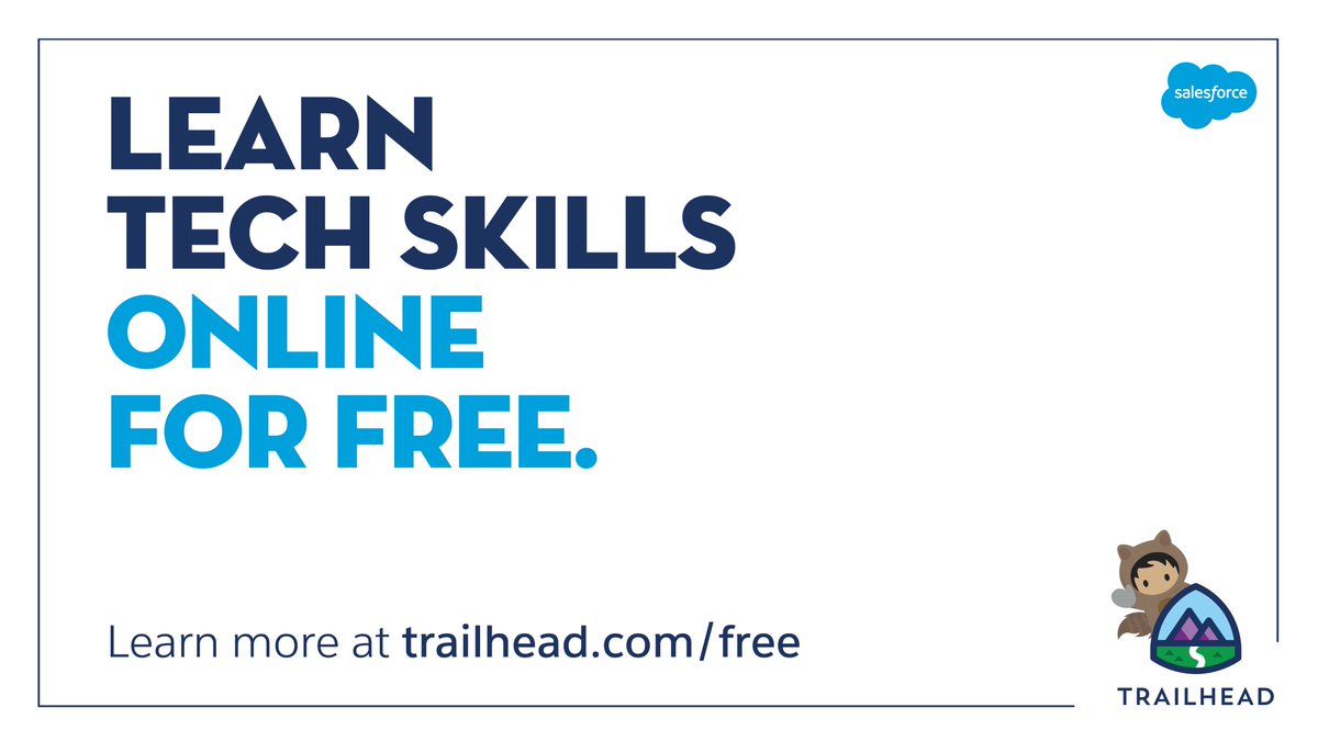 sankusha_ds's tweet photo. Hola😍 
Trailhead is the fun way to learn Salesforce and other tech and business skills because it’s “gamified” which means that while you learn you’ll also earn points and badges just like in a video game.
#Salesforce #Trailhead https://t.co/obcCgT5dBg