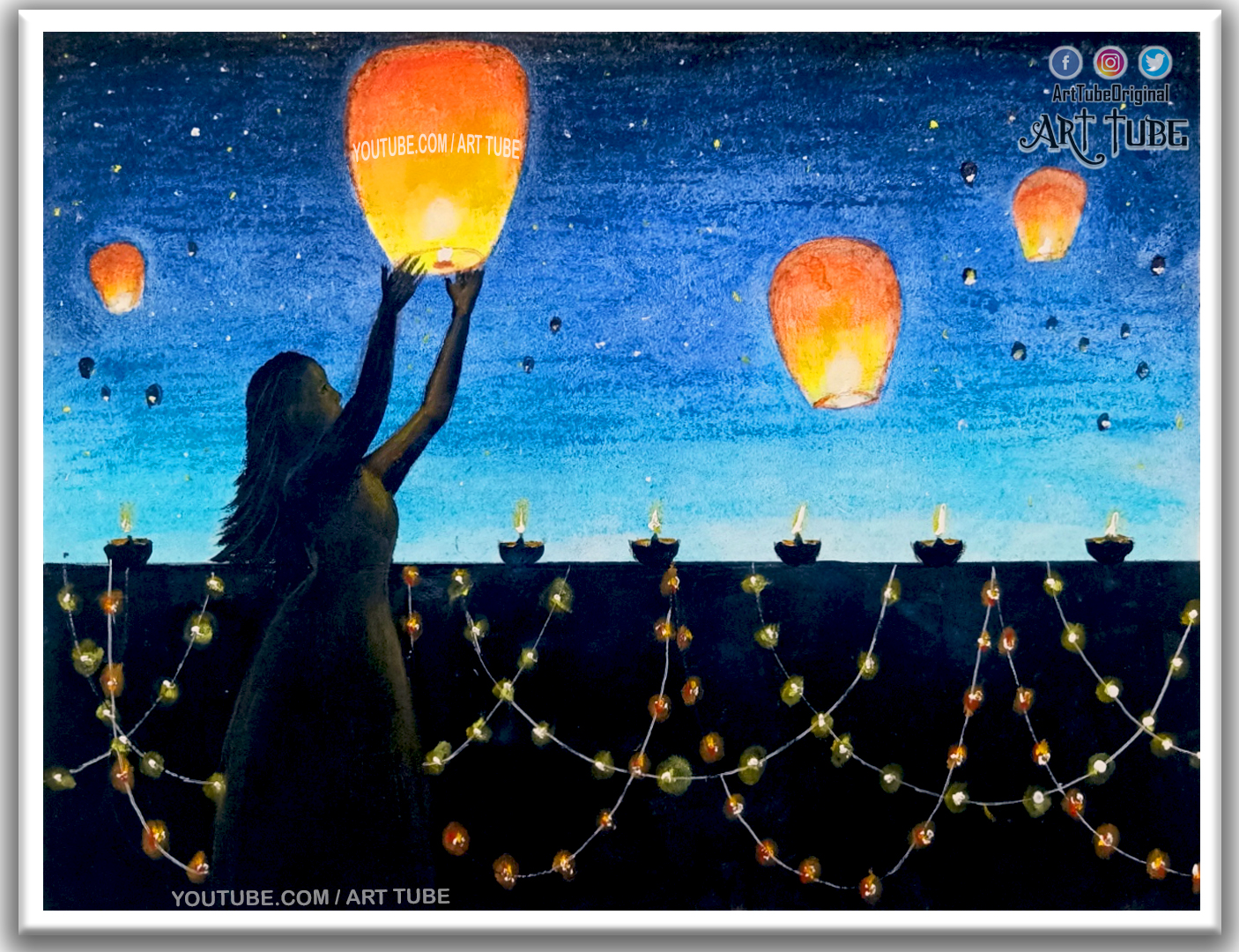 Share more than 126 diwali oil pastel drawing vietkidsiq.edu.vn