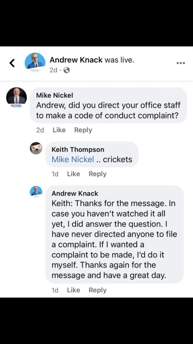  #yegccfactcheck when a complaint is made against a councillor they see the list of people who made the complaint but it is not public knowledge. Complaints are used by citizens regardless of employment to report when councillors are not acting with integrity (1/4)