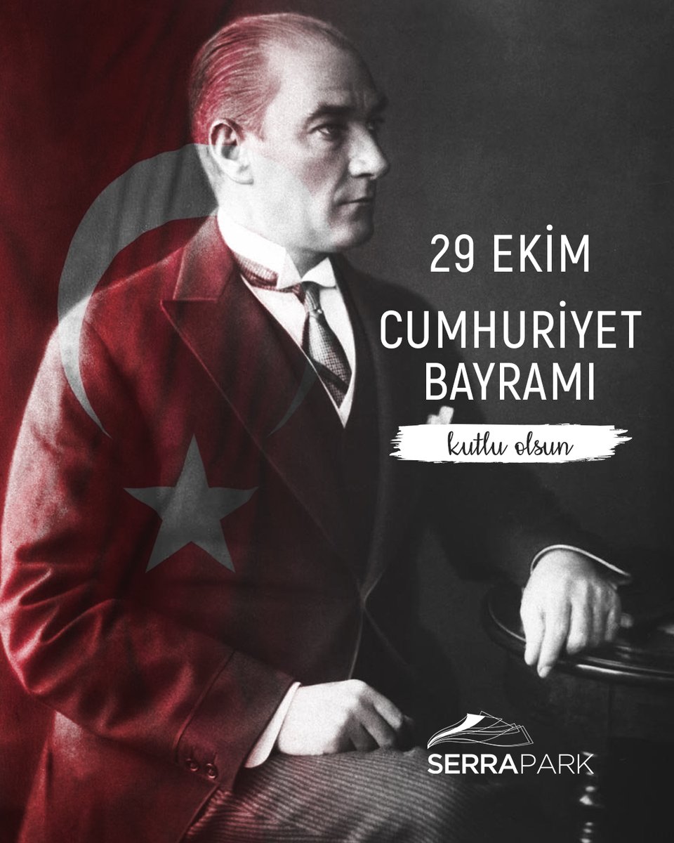 serraparkotel's tweet photo. Ey yükselen yeni nesil! İstikbal sizindir. Cumhuriyeti biz kurduk, onu devam ettirecek sizlersiniz. 29 Ekim Cumhuriyet Bayramımız kutlu olsun. #SerraHotels #SerraParkHotel #29Ekim #CumhuriyetBayramı #UluÖnderMustafaKemalAtatürk #VisitAntalya #Antalya #Mediterranean #Turke https://t.co/bQaZF7fgDn