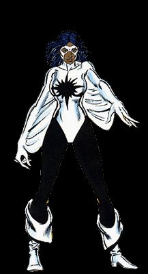 DarthScience's tweet photo. My final post for #BlackinAMO day is a shoutout to my favorite Avenger, Spectrum! Monica Rambeau's superpower is that she can turn herself into any wavelength of electromagnetic radiation! From gamma rays to radio waves. 😍 She was even Captain Marvel for awhile. #BlackinPhysics https://t.co/NGIWjlJjTJ