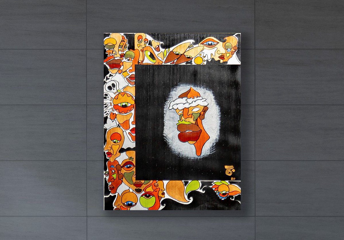 1ChrisCreator's tweet photo. Vapsele // Cabeça do velho
Obras à venda no @16neto
Tamanho 38,5cm x 50cm
Técnica: Acrílica sobre painel de madeira
#xindzuti
#ChrisToInacio
#Murumeli https://t.co/PHLh3jNPvx