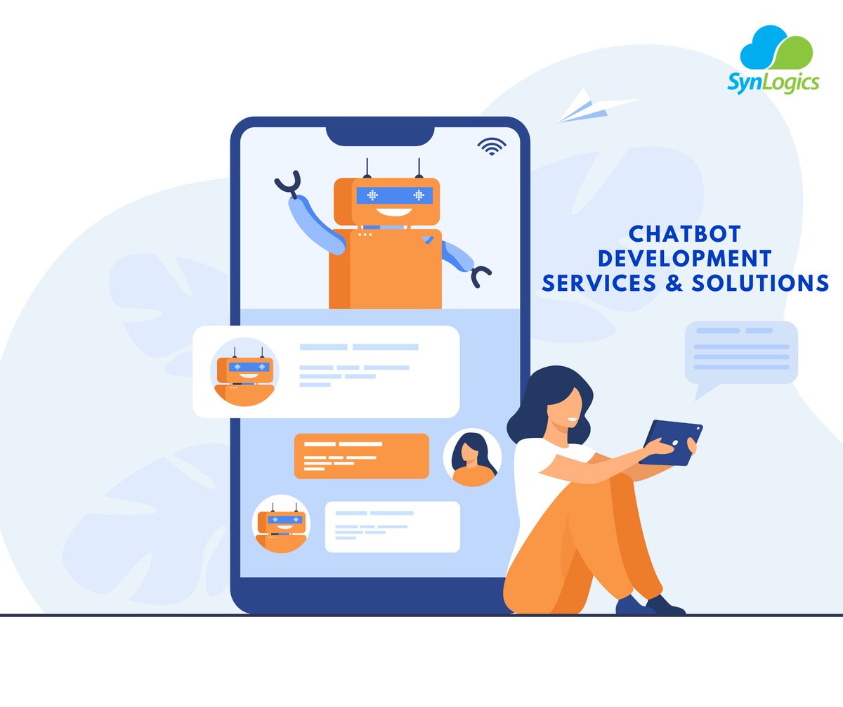 kakkirenivenkat's tweet image. We have a dedicated team of highly experienced #ChatbotDevelopers, who help businesses by creating #CustomChatbotSolutions, based on your specific requirements.
Connect us at info@synlogics.com for Chatbot Solutions.
For more info:  
synlogics.com 
+91 86399 30284