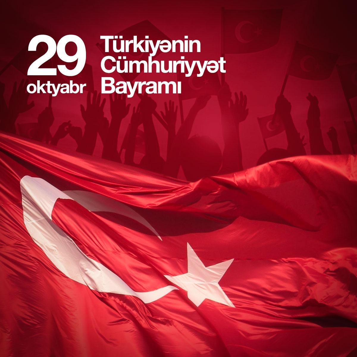 Qardaş Türkiyə xalqını 29 Oktyabr – Respublika Günü münasibətilə səmimi-qəlbdən təbrik edirəm!
Türkiyənin və Türkiyə xalqının hər bir azərbaycanlının qəlbində xüsusi yeri vardır. 

bit.ly/3kCNLHW