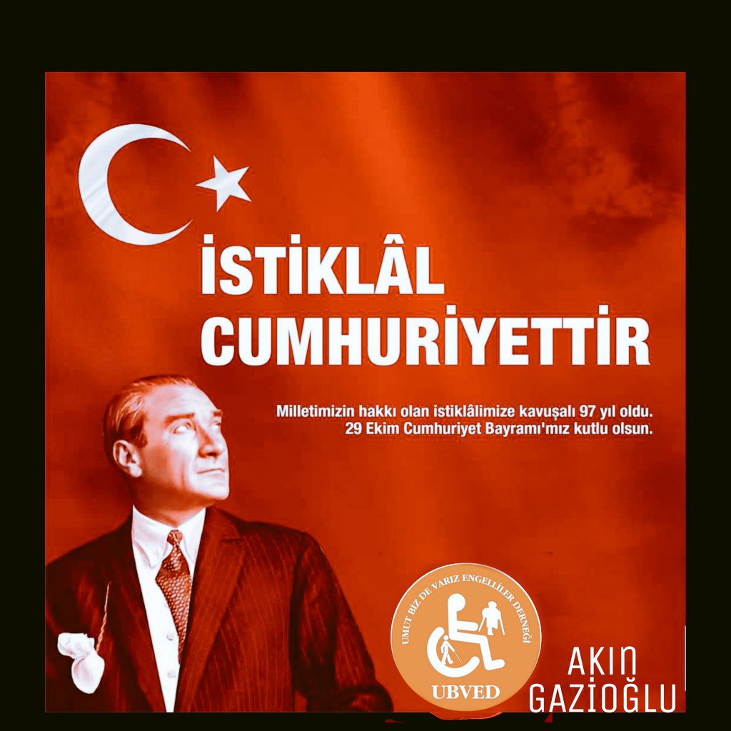 Cumhuriyetimizin 97. Yılı Kutlu Olsun
#CumhuriyetBayramımız
