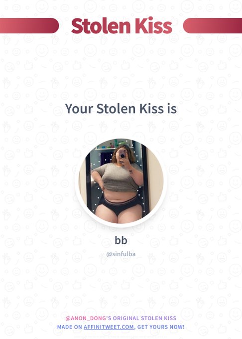 ✨ Stolen Kiss  sinfulba would kiss you around the corner... 😏 And you, who would do it?  ➡️ https://t<a href="/tag/tummytuesday"class="tags"><span>#tummytuesday</span></a>