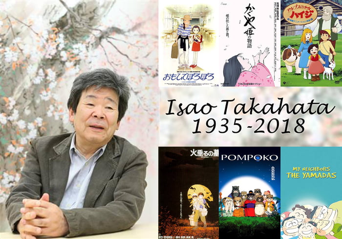 Studioghiblifr's tweet photo. Isao Takahata aurait eu 85 ans aujourd'hui, le cofondateur du studio Ghibli est né le 29 octobre 1935 et nous a quitté le 5 avril 2018. https://t.co/KeMINLSI68
