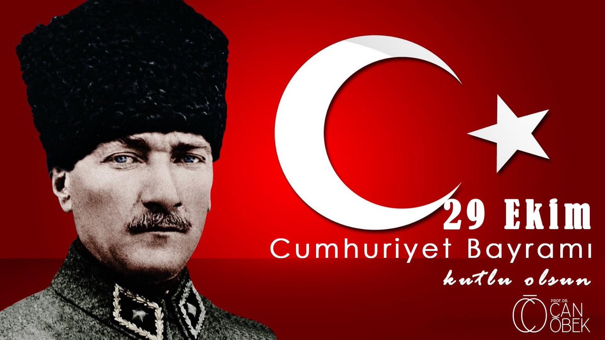 ProfDrCanObek's tweet photo. 29 Ekim Cumhuriyet Bayramı kutlu olsun!

#29Ekim #CumhuriyetBayramı https://t.co/hWh3Ji4S2P