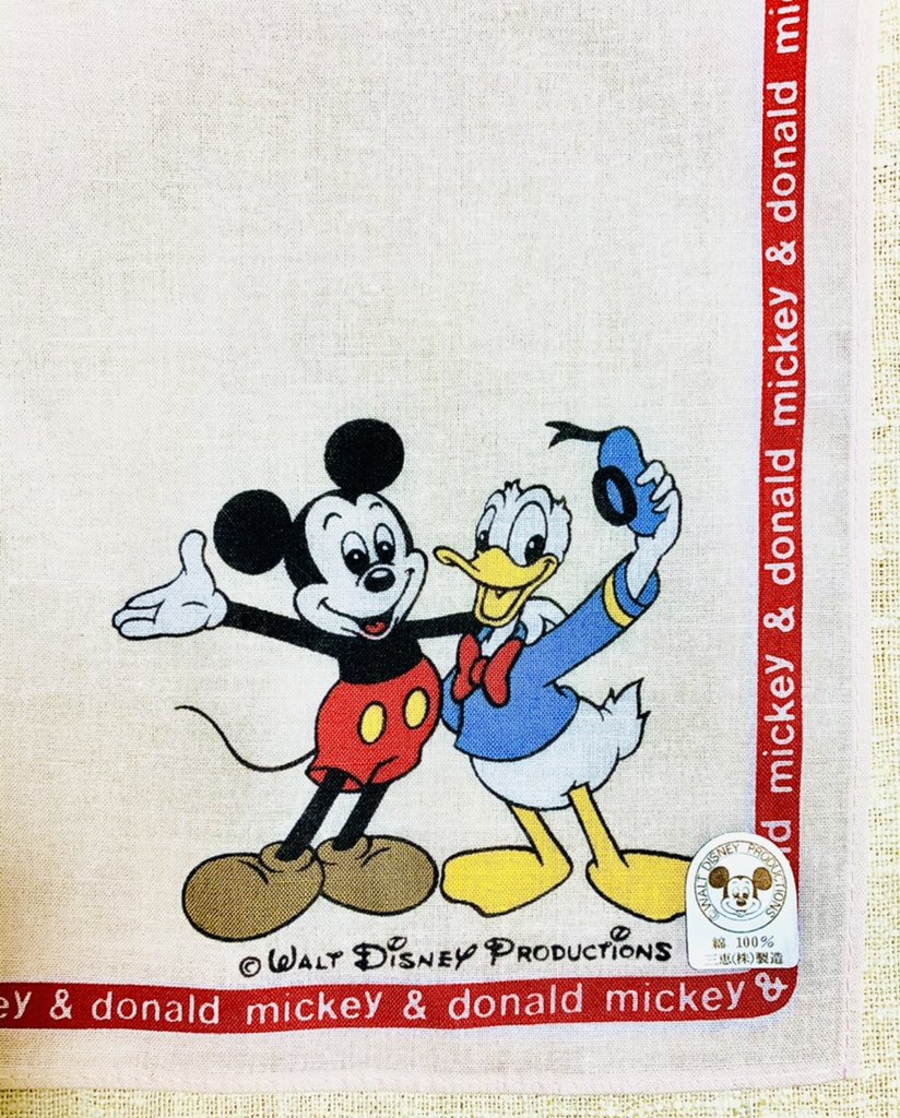 小熊山雑貨店こぱんだ 10月31日 土 11月1日 日 は 昭和レトロ市 レトロ市で販売予定のものをまったりご紹介 ミッキー ドナルド ハンカチ レトロなdisney レトロ市に持っていきます 昭和レトロ市は 人形町 綿商会館 にて開催です 昭和