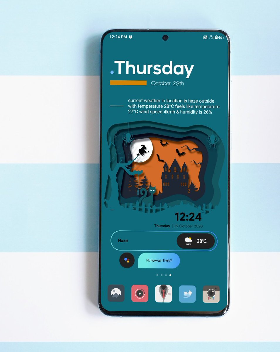 theandrofreak's tweet photo. Wallpaper by @RindoneSaro 
Widget by #miniism @ppickCH 
&amp; #frizzy @RajjAryaa 
Icons #adaptive https://t.co/4cu3yhrEXq