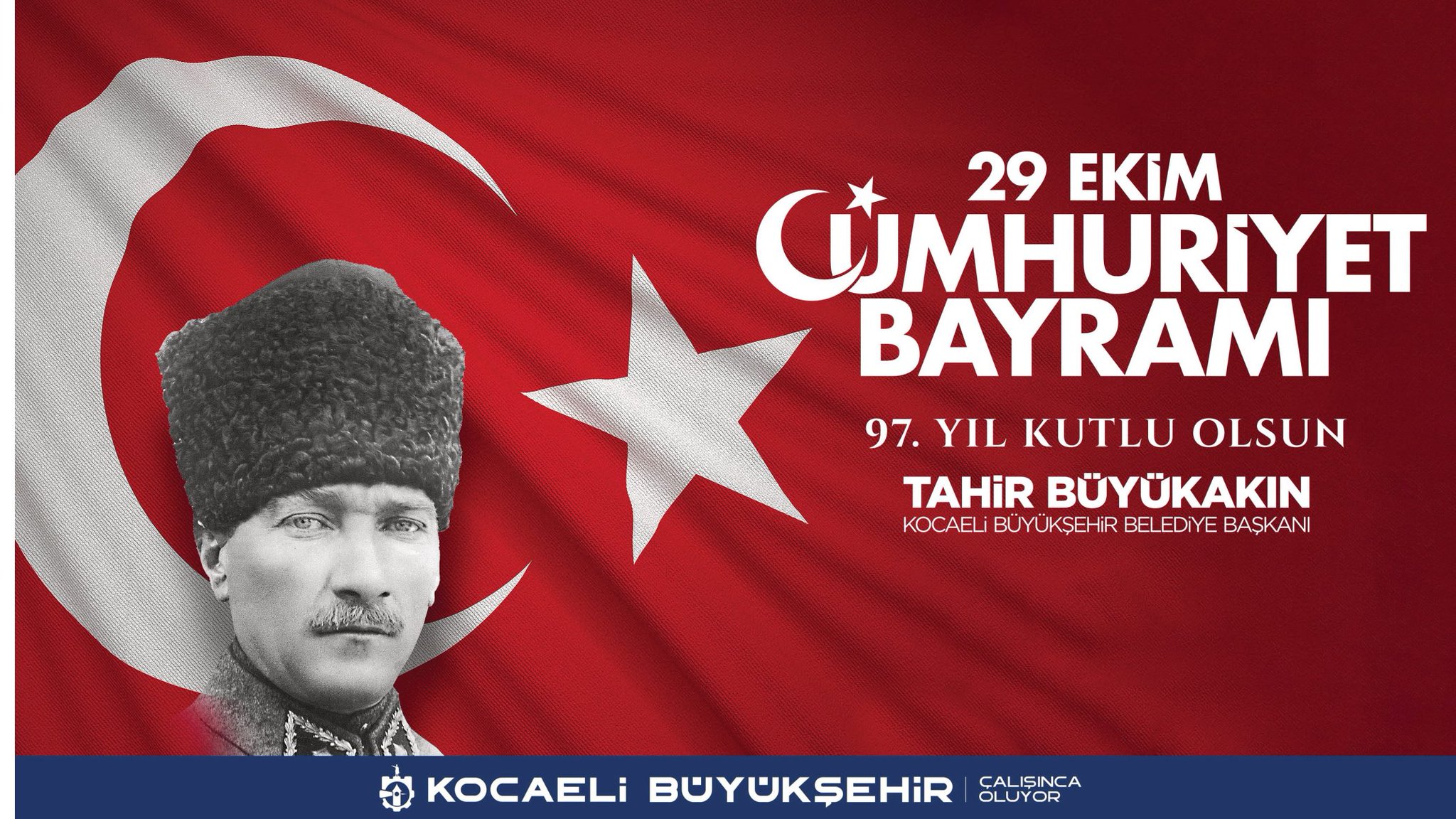 Doç.Dr.Tahir Büyükakın on Twitter: "#29Ekim Cumhuriyet Bayramımız Kutlu Olsun.???????? Cumhuriyetimizin kurucusu Gazi #MustafaKemalAtatürk başta olmak üzere milli mücadelemizin tüm kahramanlarını saygı, minnet ve şükranla anıyorum.… https://t.co/00YHi4OKN6"