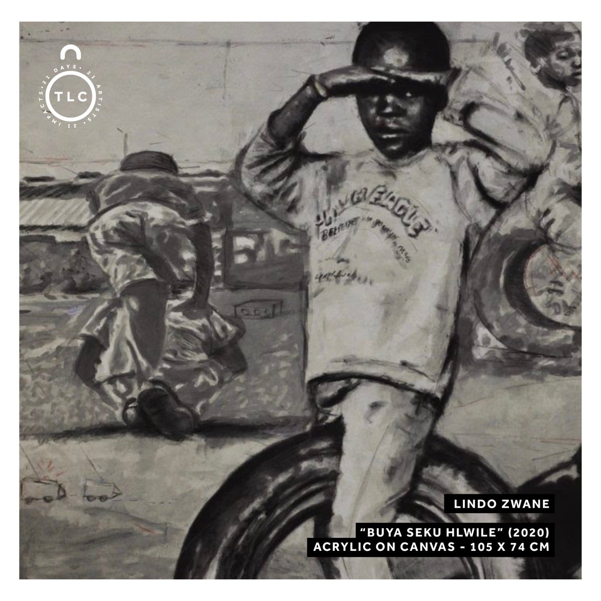 thelockdowncol's tweet photo. Zwane's work evokes the sense of memory with its viewers - a distant, perhaps long forgotten, or a memory that might not have even occurred.
One that merely feels like it could be ours, due to the overwhelming sense of familiarity in his work. #saffca https://t.co/YG1WqEfkZS