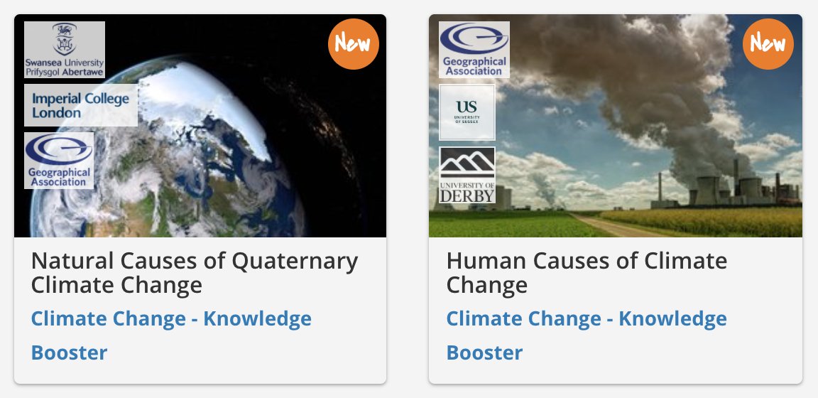 Two new Time for Geography Knowledge Booster videos exploring natural