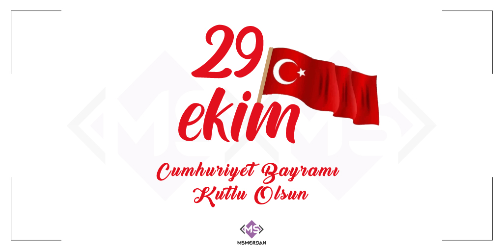 Eğilmez başımıza taç yaptık hürriyeti,
Zaferle kaIbimize yazdık Cumhuriyeti…
29 Ekim Cumhuriyet Bayramınız kutlu olsun
#msmerdan #29ekimcumhuriyetbayramı #29ekimcumhuriyetbayramıkutluolsun #29ekim #atatürk #zaferlerlebüyüyentürki̇ye  #türkiyecumhuriyeti #cumhuriyet