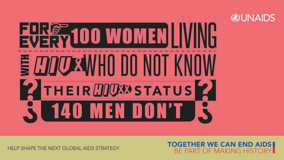 'Only' when you #KnowYourStatus, you will take step for treatment !

To end AIDS by 2030, the next @UNAIDS #globalAIDSstrategy must address the gaps in the AIDS response.

Find out more 👉🏾 bit.ly/32bXRHt 

@UNAIDS_AP @NACOINDIA @YouthForAsia @YouthLEADAP_ @YVC_Official
