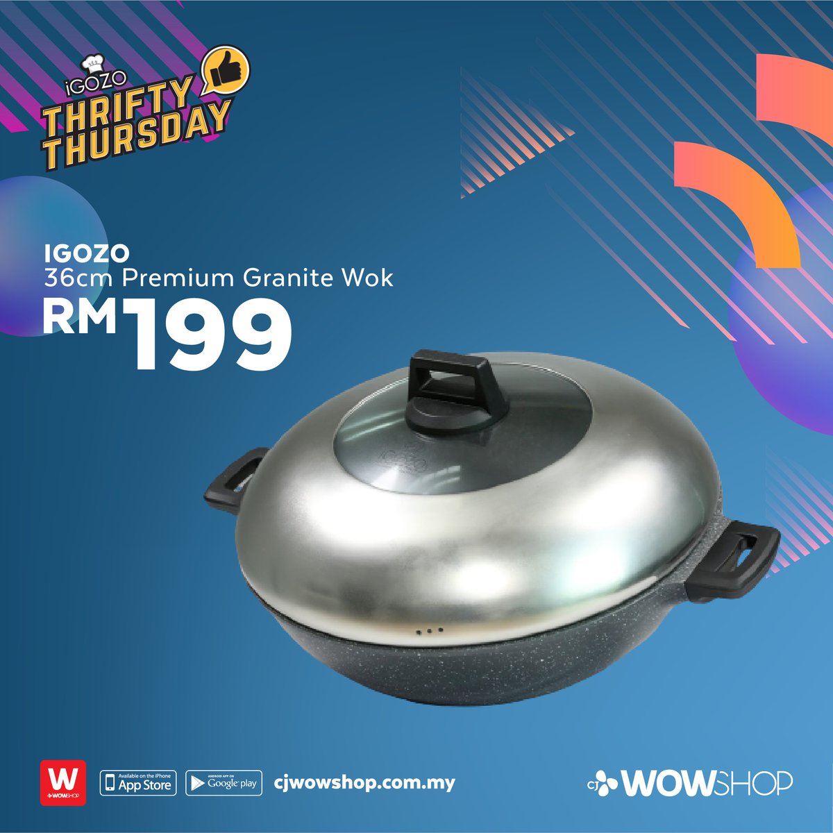 Win exciting prizes the more you spend!

A very special promotion for today featuring best selling Igozo cookware for as low as RM119. Stand a chance to win huge prizes too. Today only!

Click here to shop and participate >> bit.ly/3mwyPeN