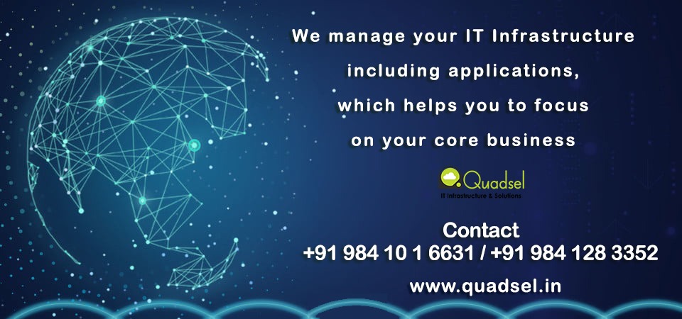 quadsel's tweet image. We manage your IT Infrastructure including applications, which helps you to focus on your core business. For more details contact us +91 984 101 6631 / +91 984 128 3352

quadsel.in

#itinfrastructure #quadsel #bestitinfrastructure #manageitinfrastructure #chennai