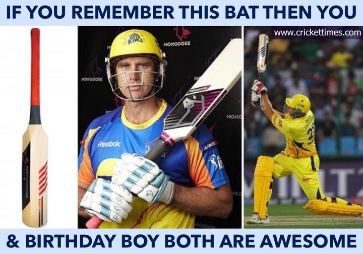 Happy Birthday, Matthew Hayden 