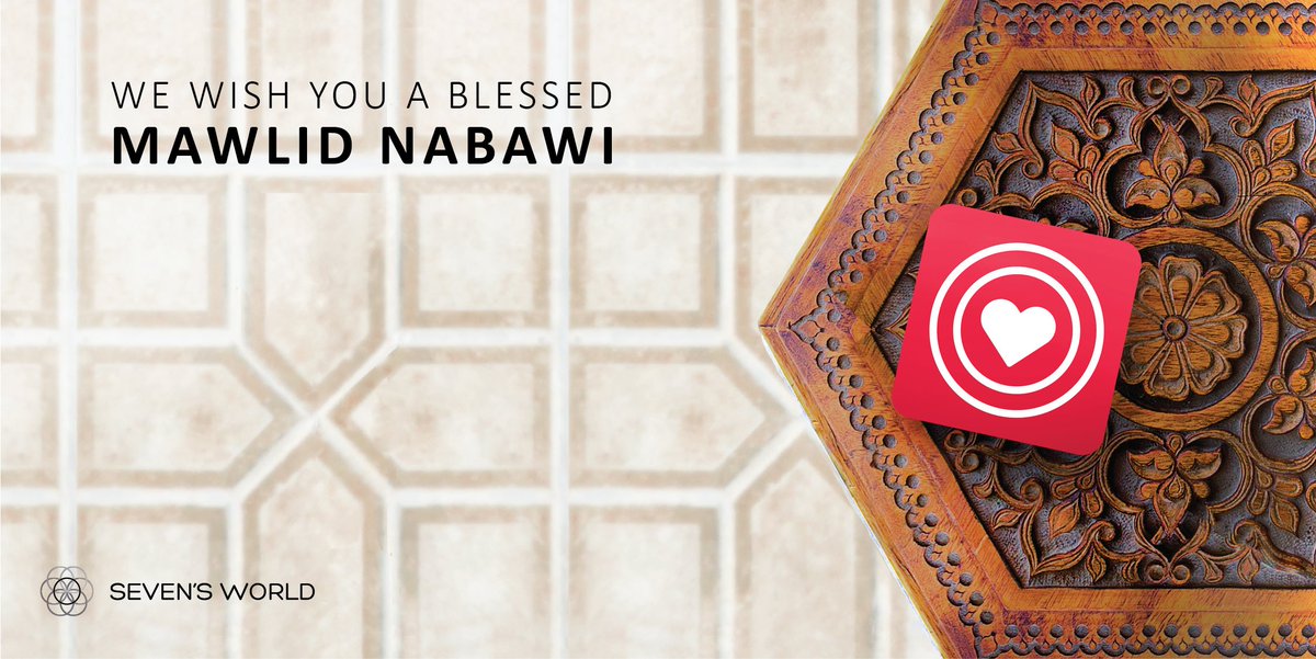 نتمنى لكم أطيب التمنيات  بمناسبة ذكرى المولد النبوي الشريف. 

Seven’s World wishes you a happy and blessed Mawlid Nabawi, prophet Muhammad’s birthday (PBUH).

#SevensWorld #المولد_النبوي #ProphetMuhammad #MawlidNabawi #Mawlid2020
