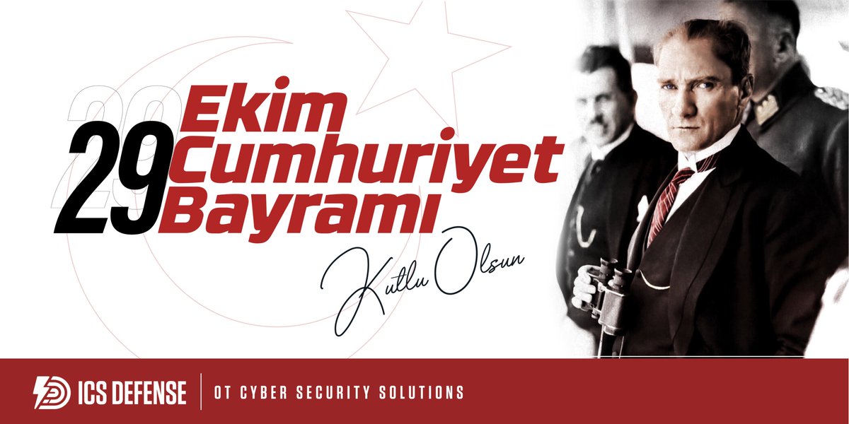 ICS_Defense's tweet photo. Cumhuriyetimizin 97. yılında egemenliğimizi borçlu olduğumuz başta Gazi Mustafa Kemal Atatürk olmak üzere tüm şehitlerimizi ve gazilerimizi saygı ve rahmetle yâd ediyoruz. Cumhuriyet Bayramımız kutlu olsun. 
🇹🇷 #29EkimCumhuriyetBayramı https://t.co/6PEx7NnISQ