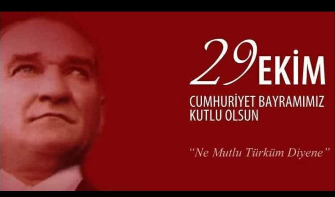 Türkiye Cumhuriyeti 97 yaşında 🇹🇷🇹🇷🇹🇷 Cumhuriyet Bayramımız kutlu olsunn #29EkimCumhuriyetBayramı 

Happy birthday Turkey... The Republic of Turkey is 97 yrs old... Happy Republic Day to all 🇹🇷🇹🇷 #republicdayofturkey