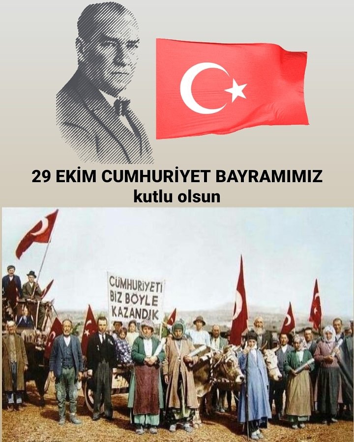🇹🇷"Ey yükselen yeni nesil! İstikbal sizsiniz. Cumhuriyeti biz kurduk, onu yükseltecek ve yaşatacak sizsiniz."
Mustafa Kemal ATATÜRK
