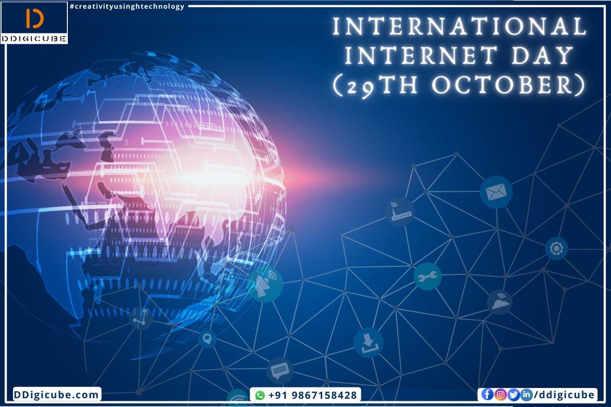 DDigiCube's tweet image. Internet is the most important tools we have for globalization
On this Internet Day let's pledge to use it wisely & appropriately.
Happy Internet Day.
ddigicube.com
#internetday #internet #internetday2020 #InternetOfThings #Digital