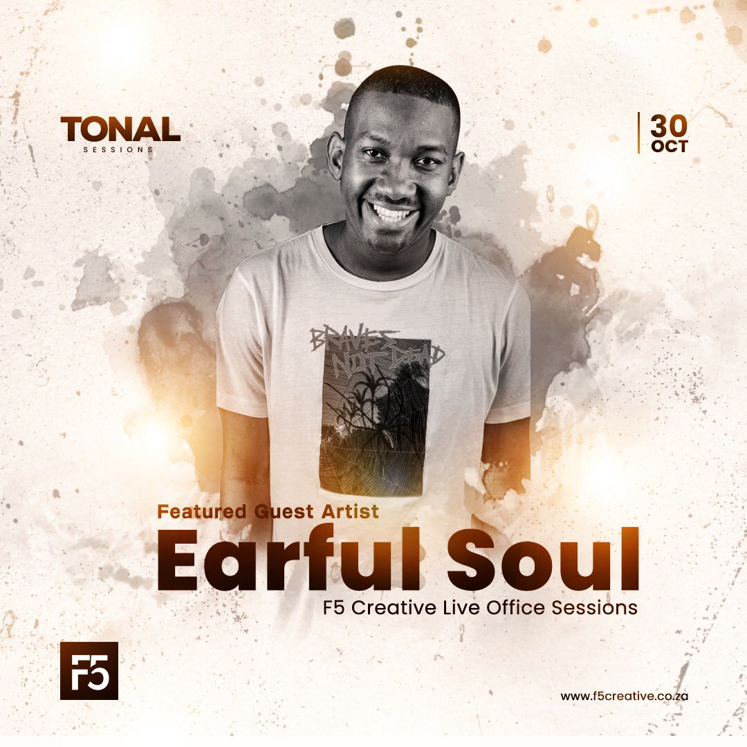 F5Creative_'s tweet photo. 😃Tomorrow is another 2nd Friday of our #TonalSessions with the sexy host, @CubiqueDJ 😎🔥.  

Featured on line-up 
- @fizzmabs 
- @MLINDOS_DEEJAY 
- @EarfulSoul 

Do JOIN our Live session on our Facebook page tomorrow at 2pm as we bring YOU heated beats🎶💃🏽 #F5CreativeFridays https://t.co/Fdb3yWlZjO