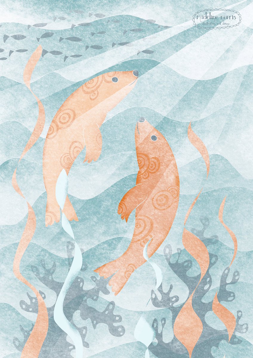 bymeeni's tweet photo. Prompt 13 - selkies  @ScotStoryFest #SISFArtChallenge 
#sisfwaterlines #sisfintheflow https://t.co/IBwB3j9Hir