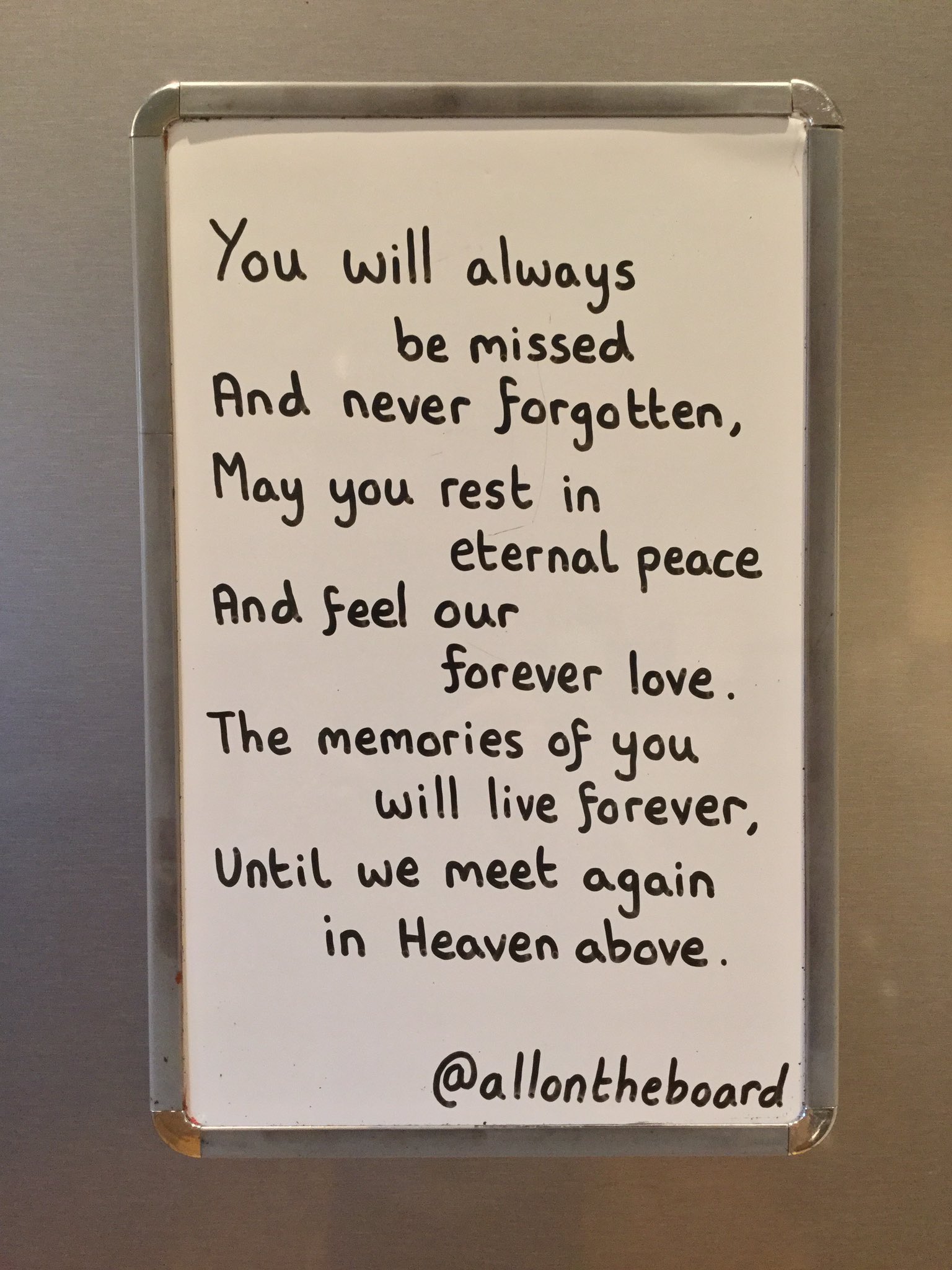U Will Always Be Missed Bev Karlie u-will-always-be-missed-bev-karlie