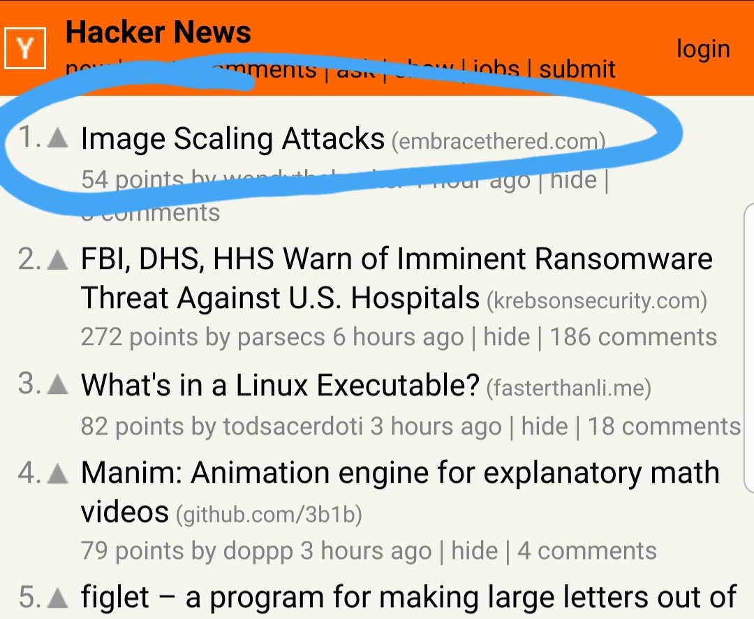wunderwuzzi23's tweet photo. That one time my blog made it to the frontpage of Hacker News 😮

Come by @RedTeamVillage_  at @Grayhat_Con October, 31st for my talk "Learning by doing: Building and breaking a #MachineLearning system" for more attacks (+defenses)

#offensiveml #threatmodeling #infosec #redteam https://t.co/PzRG9mTBCT