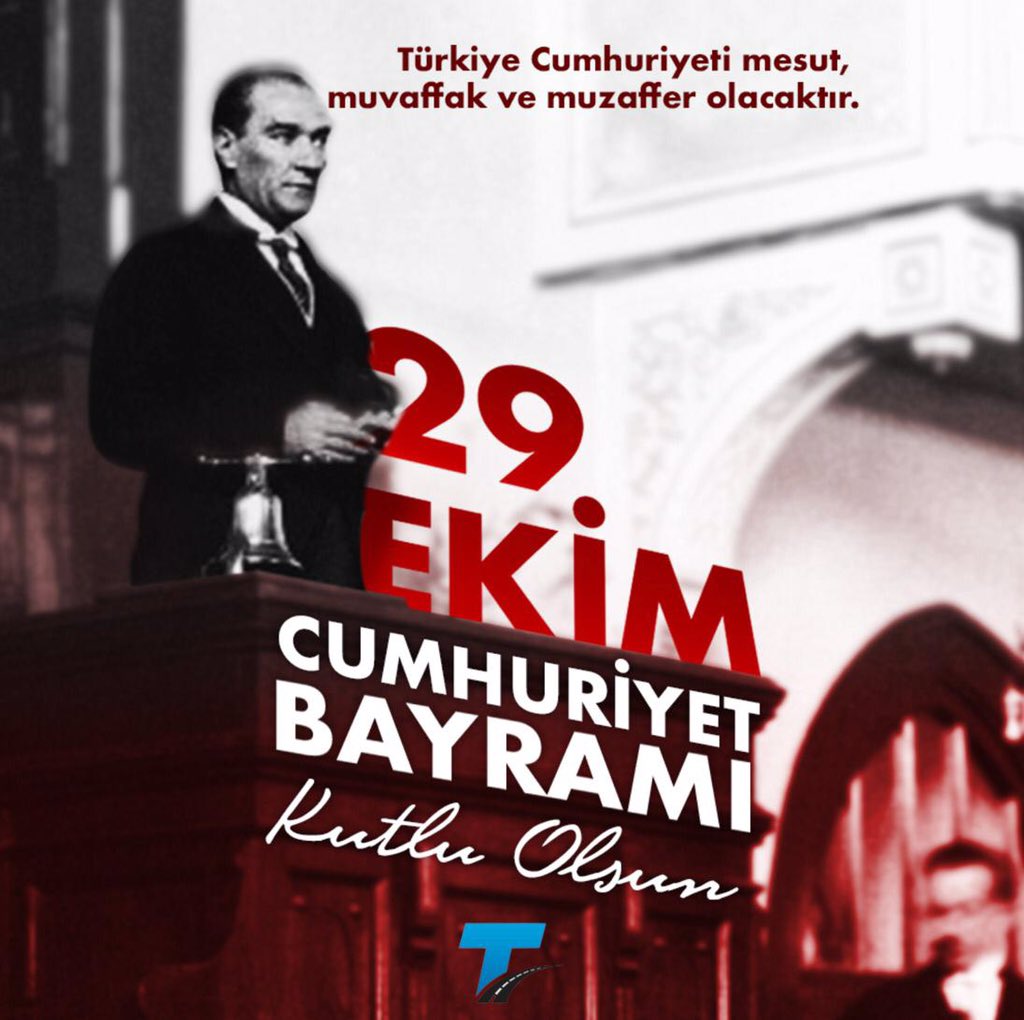 trnsfrhzmtlrcom's tweet photo. Cumhuriyetimizin 97. Yıl dönümü kutlu olsun. 🇹🇷 #transferhizmetlericom #transferhizmetleri #türkiyenintransferi #29ekim #cumhuriyetbayramı https://t.co/9vWVzk2g3v