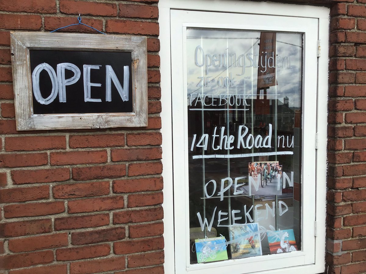 14theRoadnu's tweet photo. Vanaf morgen 10 uur is #14theRoad weer open met coffee to go, onze geprezen appeltaart en ander lekkers. Ook huisgemaakte tosti’s en soep. We staan voor je klaar!

#fietscafé #krimpenerwaard #ToGo #bewegen #fietsen #wandelen #koffie #barista #appeltaart #tosti #soep https://t.co/vOqSZNBUcy
