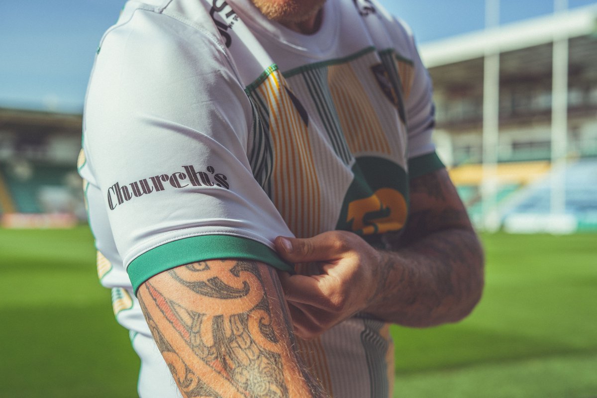 SaintsRugby's tweet photo. ⚪️❎⚫️🟢🟡

Introducing our new away jersey for the 2020/21 season.

➡️ https://t.co/FvMnDeG7Xl https://t.co/AxlCslj1xv