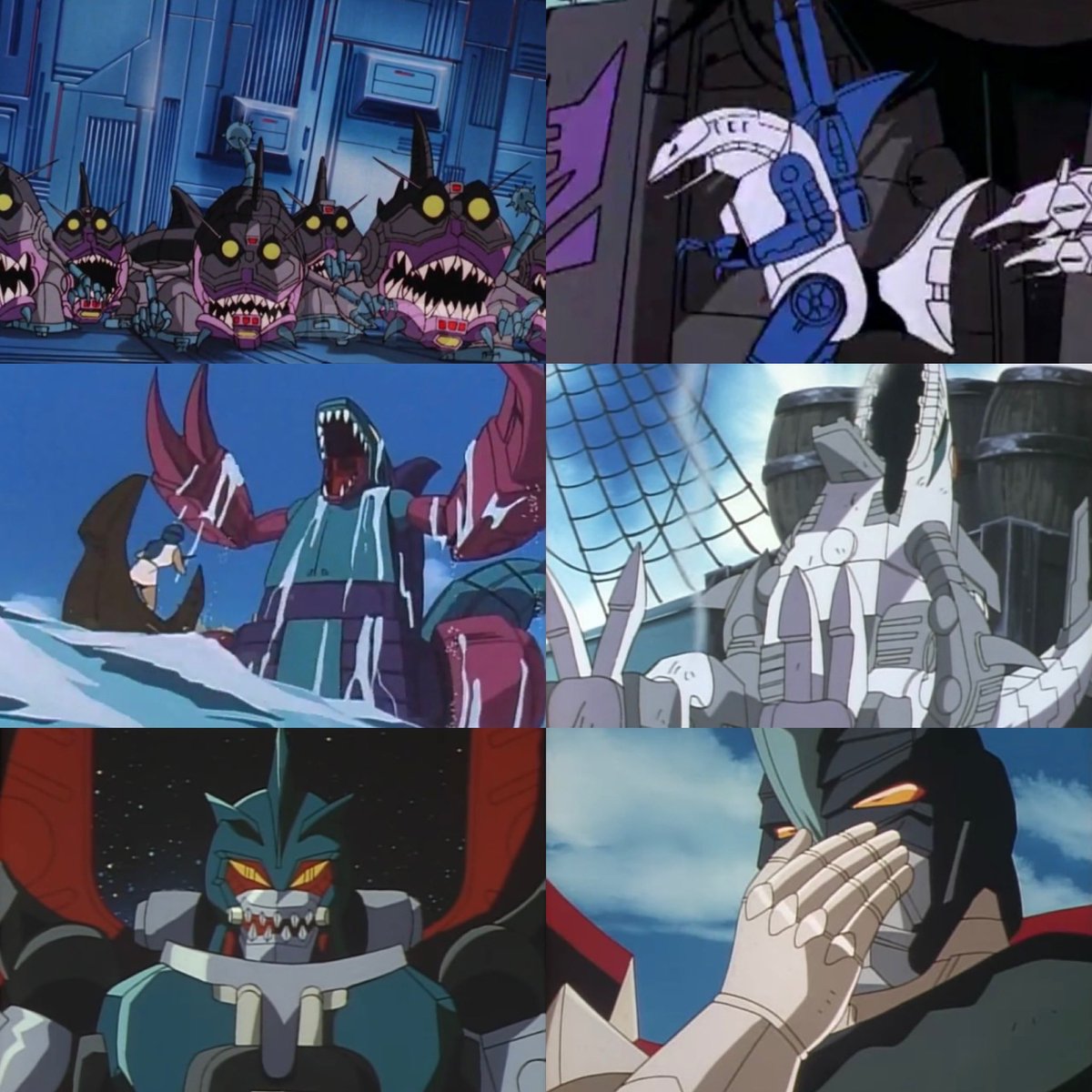 O Xrhsths 青空 Tf 特撮 映画 アメコミ人生 Sto Twitter トランスフォーマー 鮫がモチーフのキャラ 主に敵キャラ として登場するのが多い メタルスのデプスチャージが使用する武器兼探索機のこばんざめたろうもチョーさんの声で喋るキャラ まさかサイババに