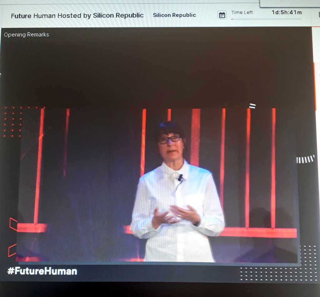 Watching @futurehumanhq with so many friends @AnnODeaSR @jkhoey @maryannpierce @magsamond @AoibheannMangan
@CriticalRedPen. So good to be together ❤
#futurehuman