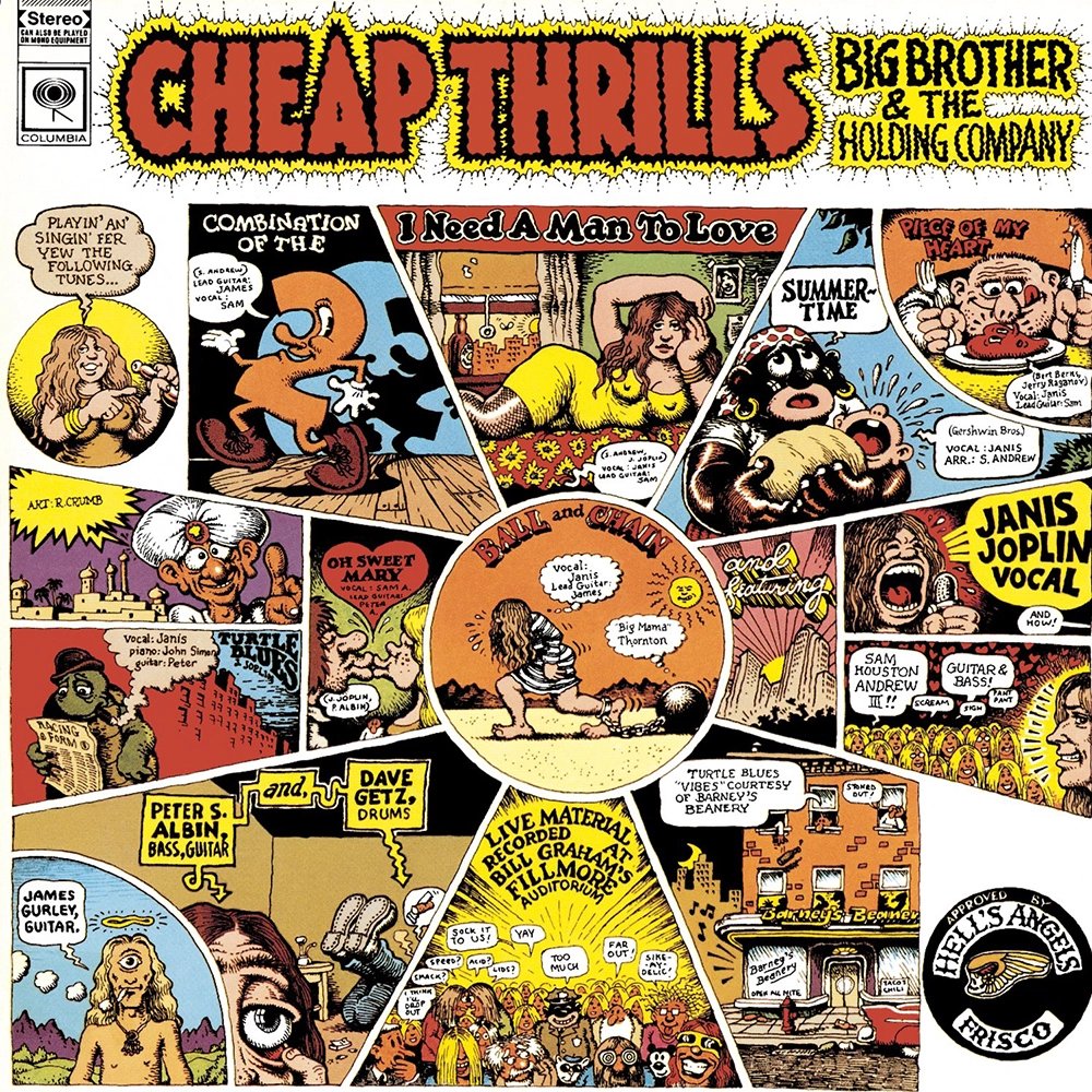 372 - Big Brother and the Holding Company - Cheap Thrills (1968) - another classic 60s album. Feels very ramshackle and raw. Some great tracks, but wasn't a huge fan. Highlights: Combination of the Two, Piece of My Heart