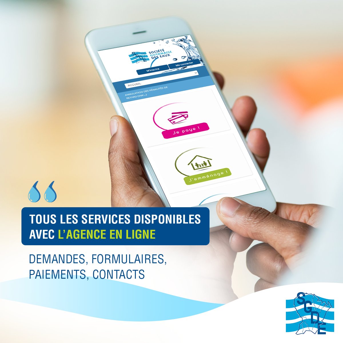 sgde973's tweet photo. Le contexte sanitaire actuel nous a amené à changer nos habitudes.
C'est pourquoi la SGDE s'adapte en vous offrant la possibilité d'effectuer toutes vos démarches en ligne afin de réduire vos déplacements.

Cliquez sur le lien suivant : https://t.co/vNYfhAcDIg https://t.co/GW6u0s1aC8