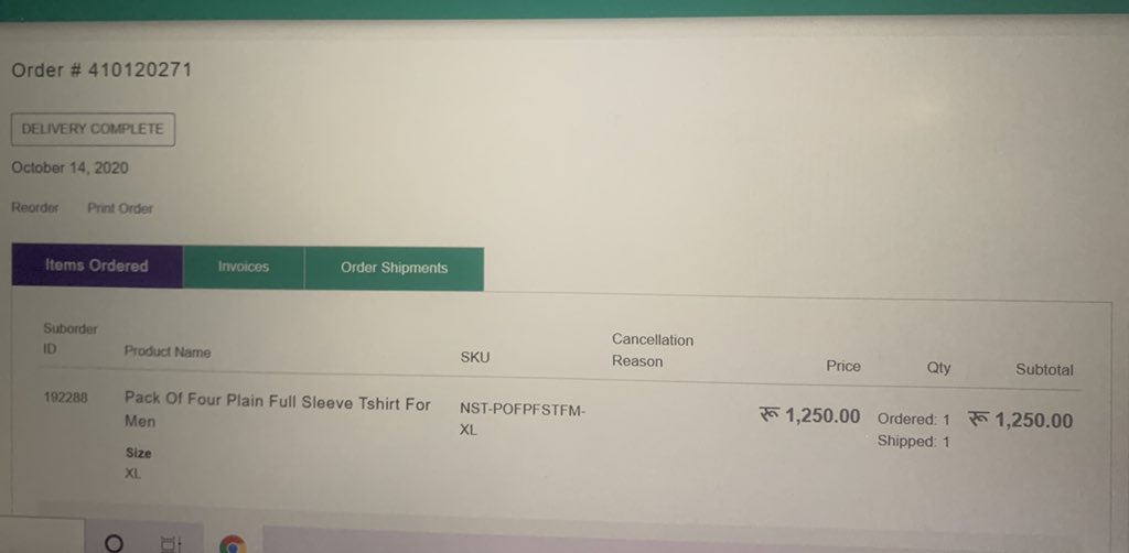 prsregmi's tweet photo. @amunthapa delivered on 14th October inside a pack only three tshirts were there, pack of 4 was there in the advertisement. Inform instantly thereafter for last 15 days no contact no return and no delivery of missed item. @sastodeal https://t.co/tNX237qiG6