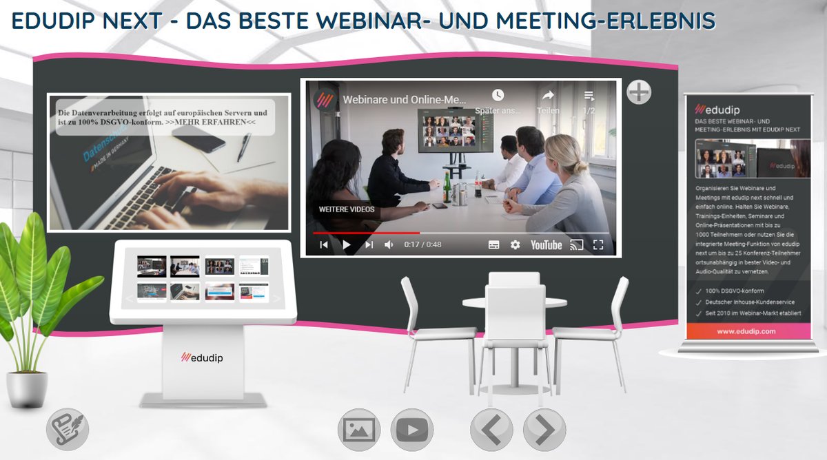 edudip's tweet photo. Haben Sie Fragen zu #edudipnext, der #Webinarsoftware mit integrierter #Videokonferenz-Funktion? Morgen am 30.10.2020 beraten wir Sie gerne persönlich an unserem Messestand beim Online-Event des bvob "Zukunft der digitalen Bildung".#webinare #onlinemeeting
https://t.co/Gi7rZwWm7w https://t.co/Awcc8dnpPM
