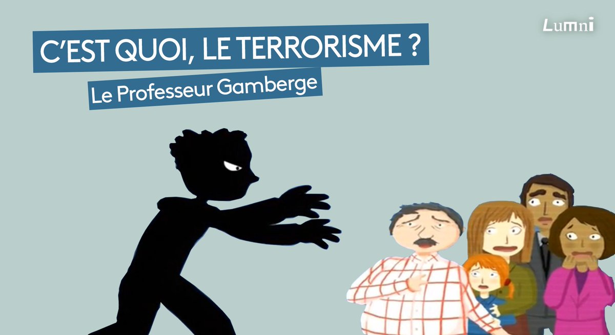 lumnifr's tweet photo. 👤 Comment parler des récents événements aux enfants ? Dans cet épisode, le #ProfesseurGamberge explique avec des mots simples le #Terrorisme. 
➡ https://t.co/dvVa942Ktp

📚 Voir notre dossier Les attentats expliqués aux enfants ➡ https://t.co/hpxpGsVNkP
#Attentat #Lumni https://t.co/49uiDaFgie