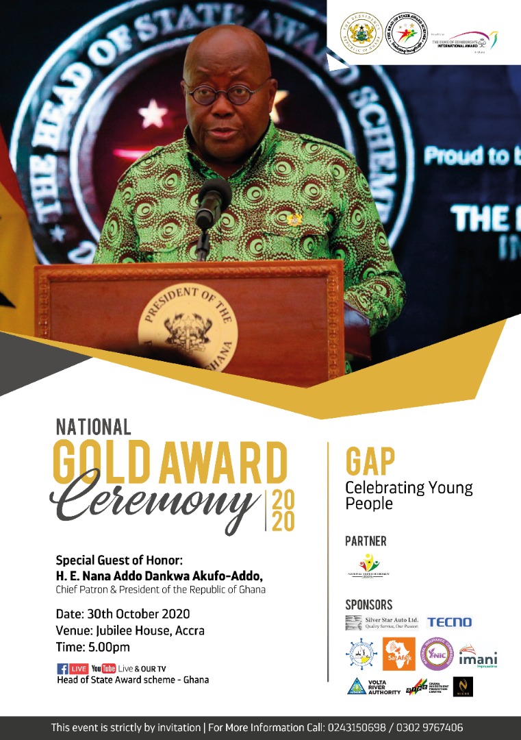 Sat_afrik's tweet photo. Satellite Africa and OUR TV are proud to support the National Gold Award Ceremony.

Catch the ceremony live on OUR TV on SatAfrik's satellite platform tomorrow Friday 30th October, 2020 at 5.00pm prompt.

#satelliteafrica #presidentofghana #intelsat #ourtvgh 
#support #tvuplink https://t.co/2lcPGiKlTA
