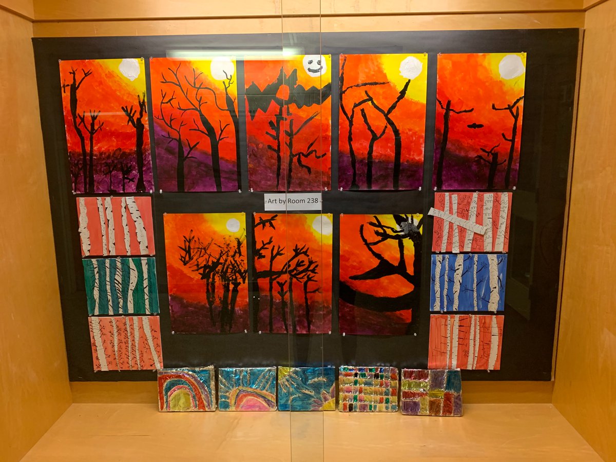 MarciPluss's tweet photo. @ClarkeRoad DE students have been working hard at art this quad! So proud of what they’ve created! @TVInnovates @TVDSB #reptheroad #studentart https://t.co/NKhOLI1rlN