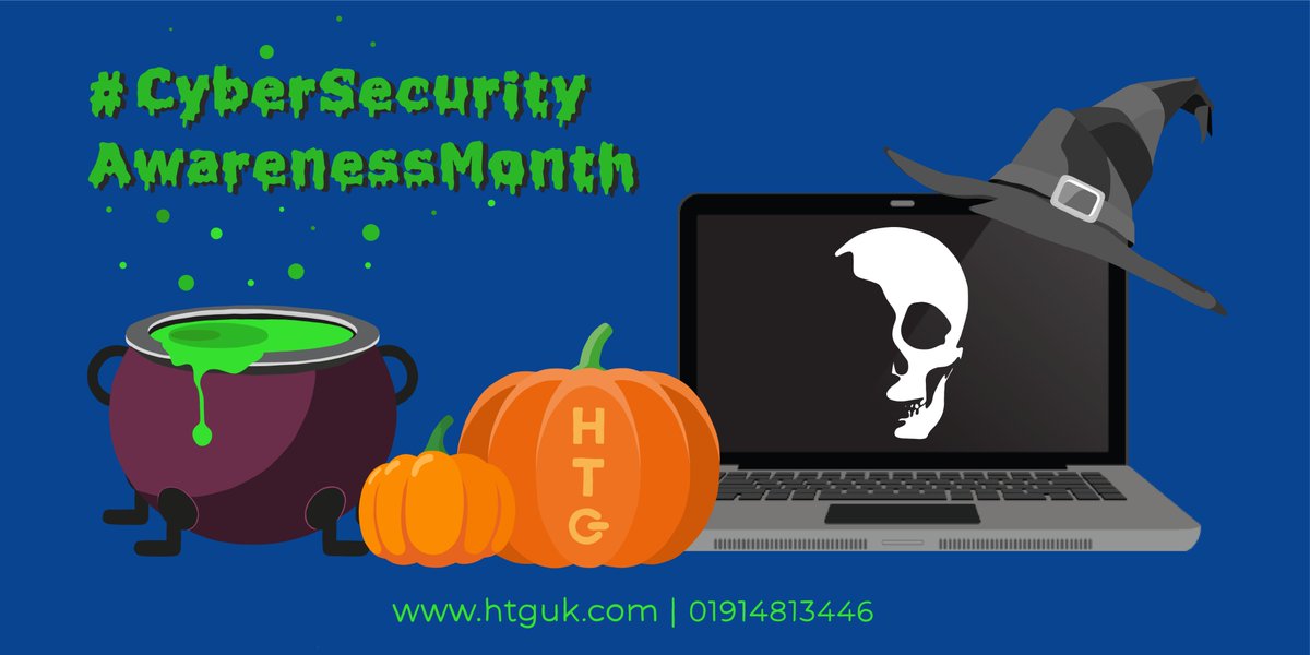 HTGUK's tweet photo. Don’t be tricked by a security breach, treat yourself to the knowledge that HTG has you protected! It's #CyberSecurityAwarenessMonth and we would love to help keep you safe against threats to your business security. Read more about how we can help here: https://t.co/AacXCLXCX2 https://t.co/Ejia31IUpP