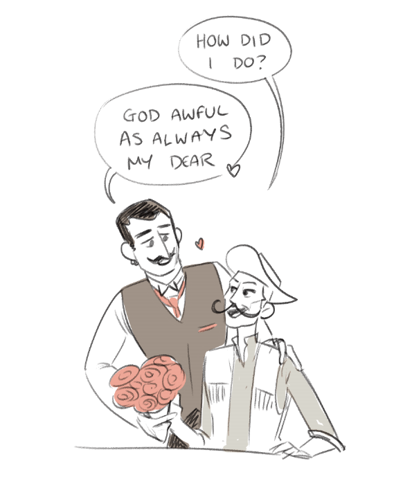 remember when my patrons requested law abiding dutch van der linde and i made it vandermatthews because i have brain rot?

dutch is a pretentious transcendentalist novelist and hosea is a vaudeville star 