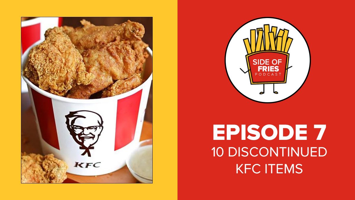 SideOfFriesPod's tweet photo. Do you remember these finger lickin’ good items from KFC?

🍟 https://t.co/Z7BM0PHJF3 https://t.co/v6Yx754L8g