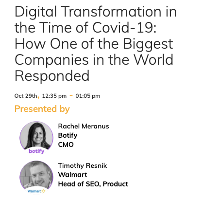 Richard_K_H's tweet photo. Just catching up on the lunchtime session at #Crawl2Convert with @botify and @tresnik - some real gems in there on identifying markets and sizing for #SEO strategies to get the c-suite excited in #Search https://t.co/H6ELFzdQ5q