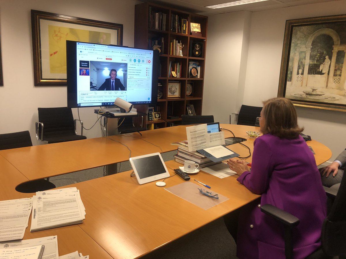 cristinagallach's tweet image. En la Comisión para Conservación de Recursos Vivos Marinos Antárticos 🇪🇸impulsa hoy la declaración de 3 nuevas Áreas Marinas Protegidas. Gran compromiso movilizador para océanos 🌊 + protegidos.2021 debe ser año decisivo: q mejor celebración para 30 aniversario #ProtocolodeMadrid